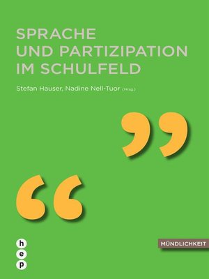 cover image of Sprache und Partizipation im Schulfeld (E-Book)